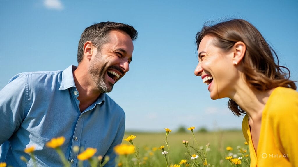 Couple Laughing Together