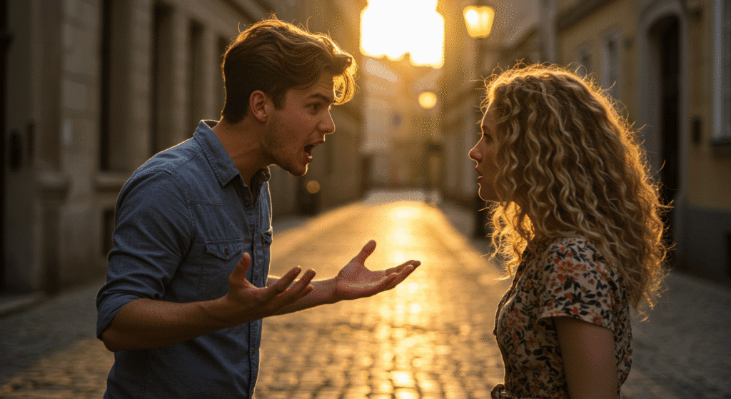 Guy Arguing with Girl