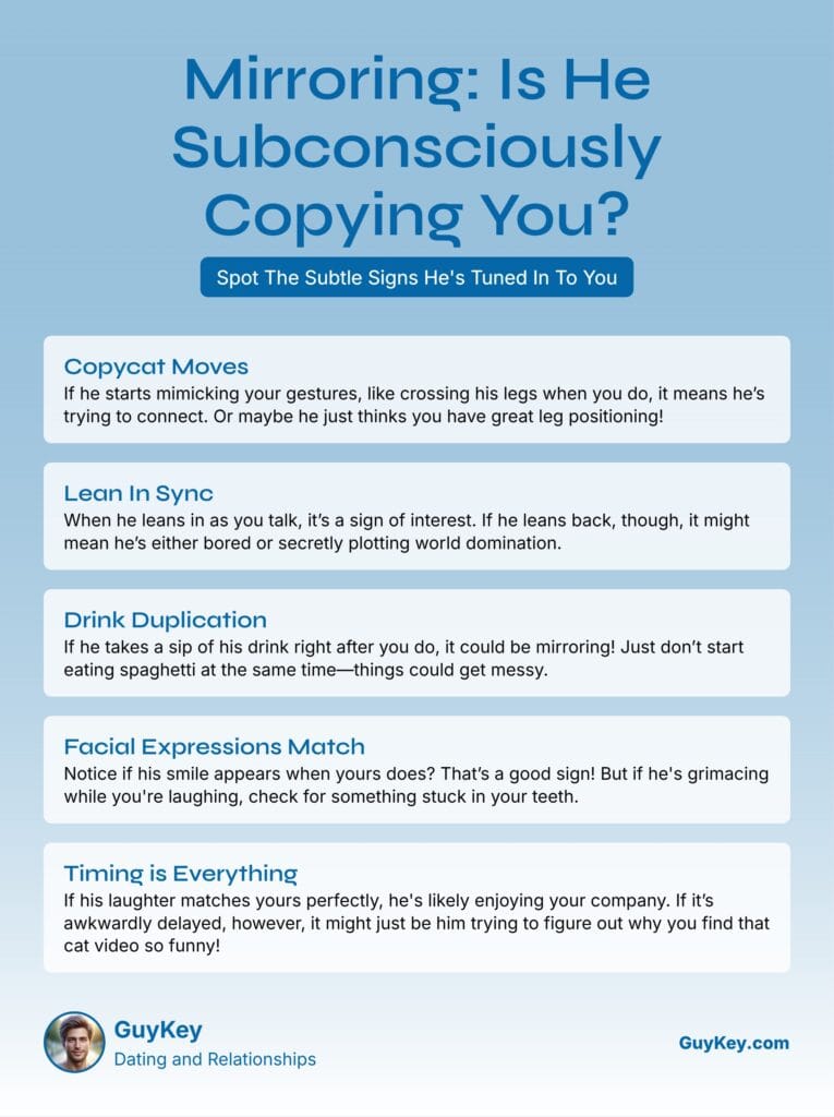 Subconsciously Copying You Infographic