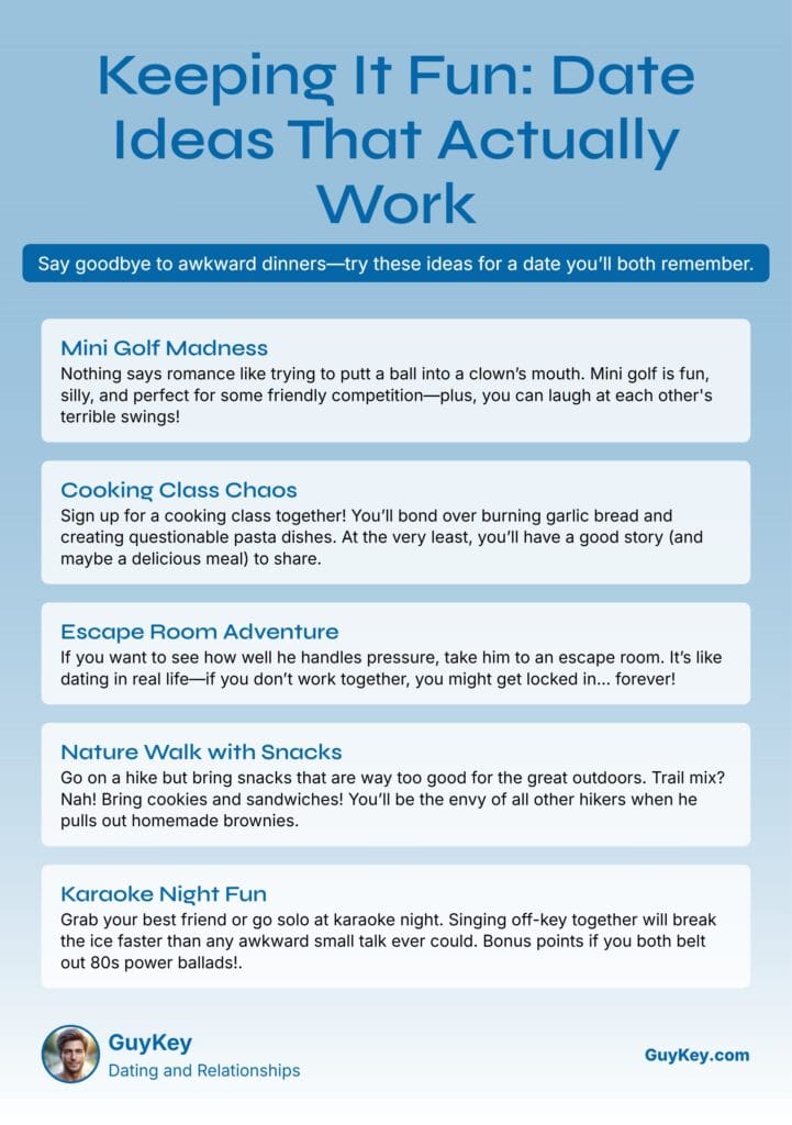 Date Ideas That Actually Work Infographic