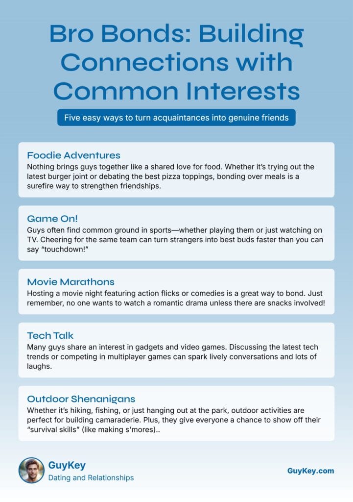 Building Connections with Common Interests Infographic