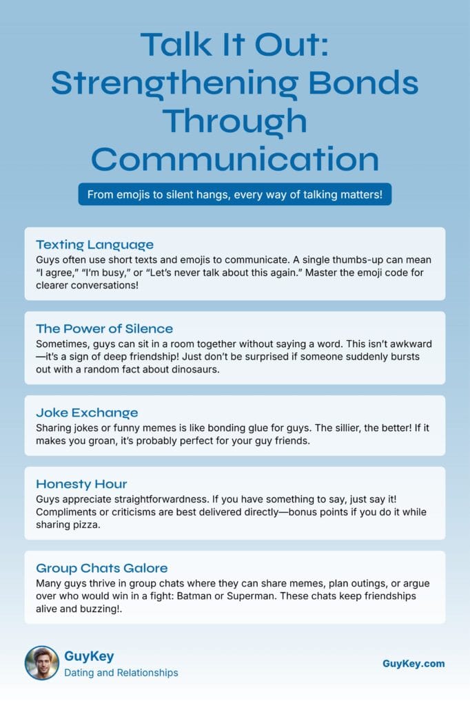 Strengthening Bonds Through Communication Infographic